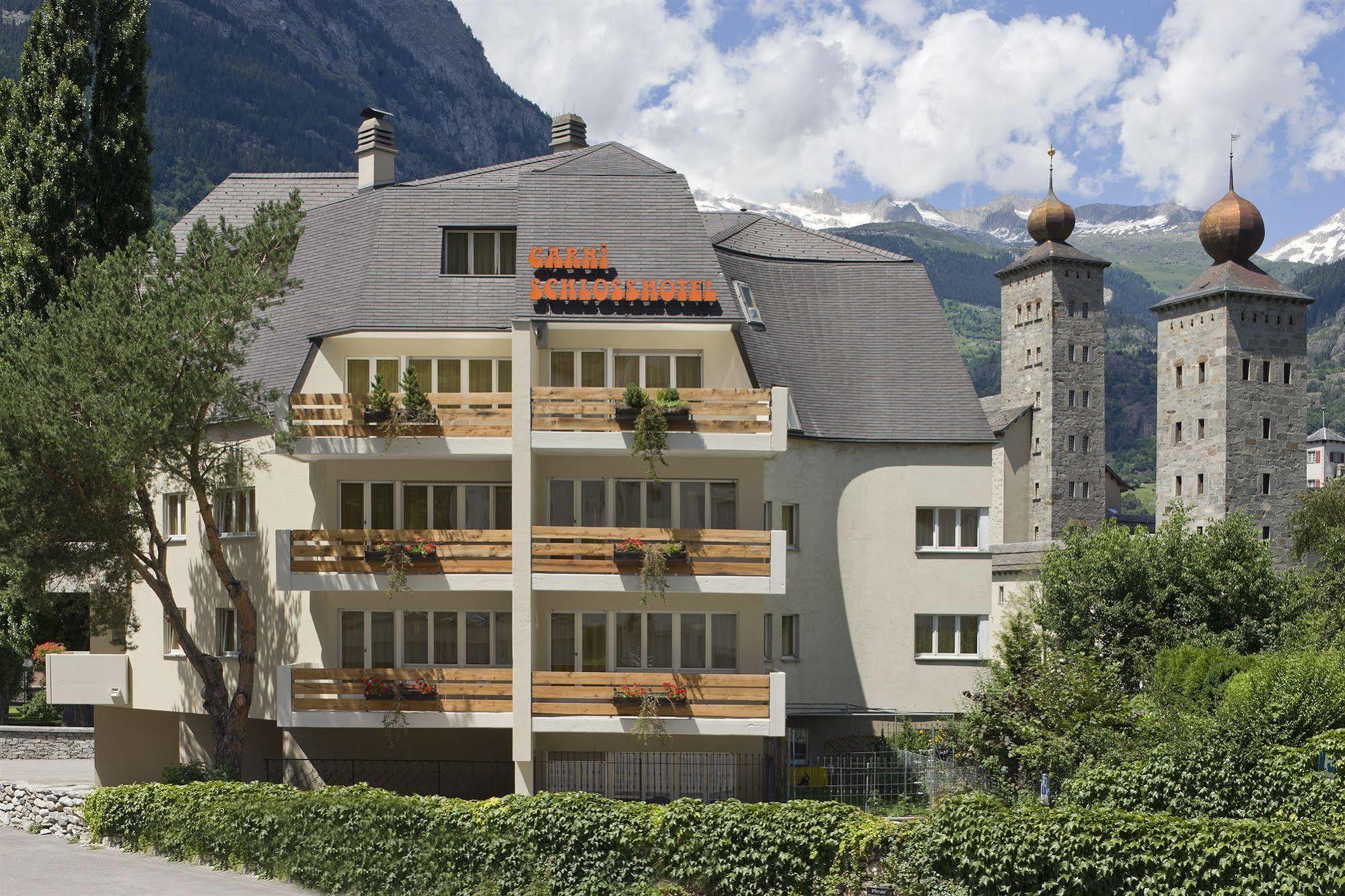 Schlosshotel - Self Check-In Hotel บริก ภายนอก รูปภาพ